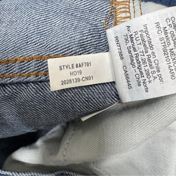 {Madewell} "The Dad Jean" Norwalk Blue High Rise Relaxed Straight Leg Jeans - Picture 7 of 8